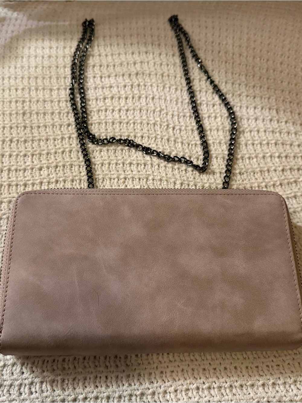 SEINT (FKA) Maskara brand/ Elegant Women's Chain Crossbody Bag in Dusty Mauve,